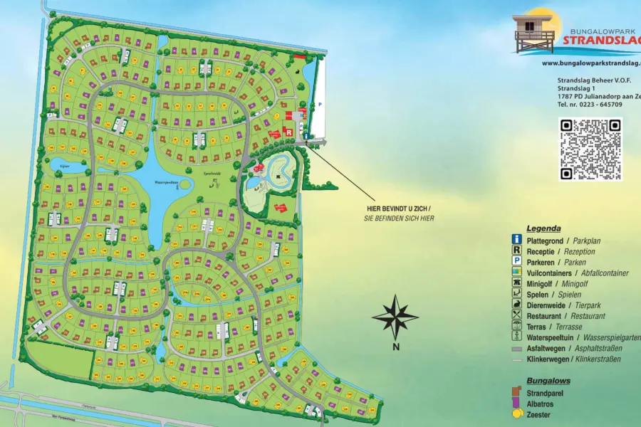 Plattegrond strandslag