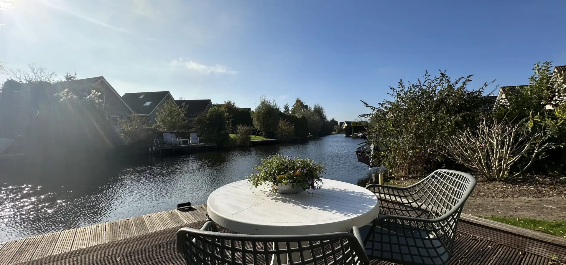Vakantiehuis aan het water